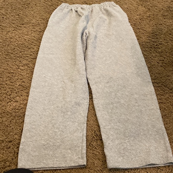 Grey M kids Penn State sweat pants w pockets - Picture 2 of 2